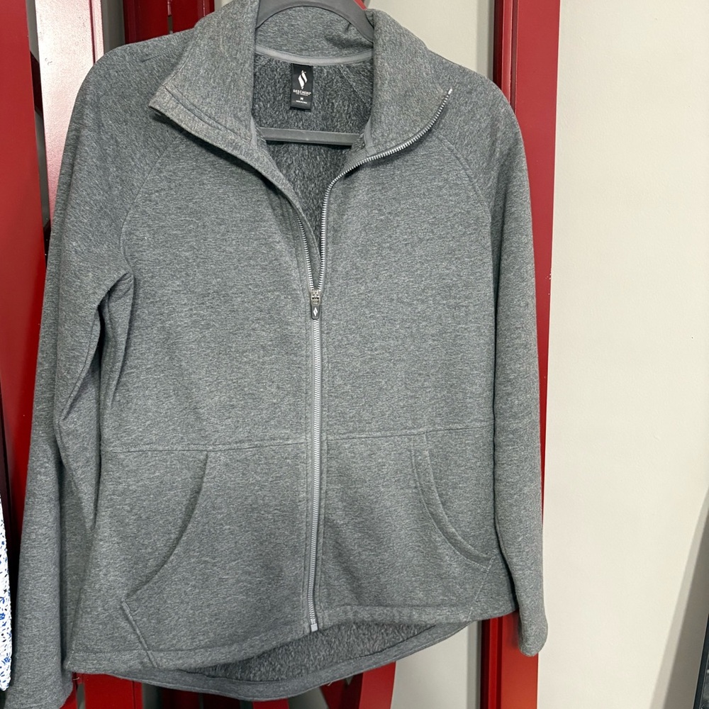 Skechers Women's Utility Jacket in Heather Gray